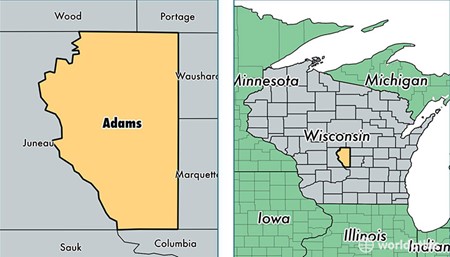 Adams County Map