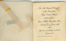 11th Annual Reception of the Stoughton High School Alumni, June 11, 1897
