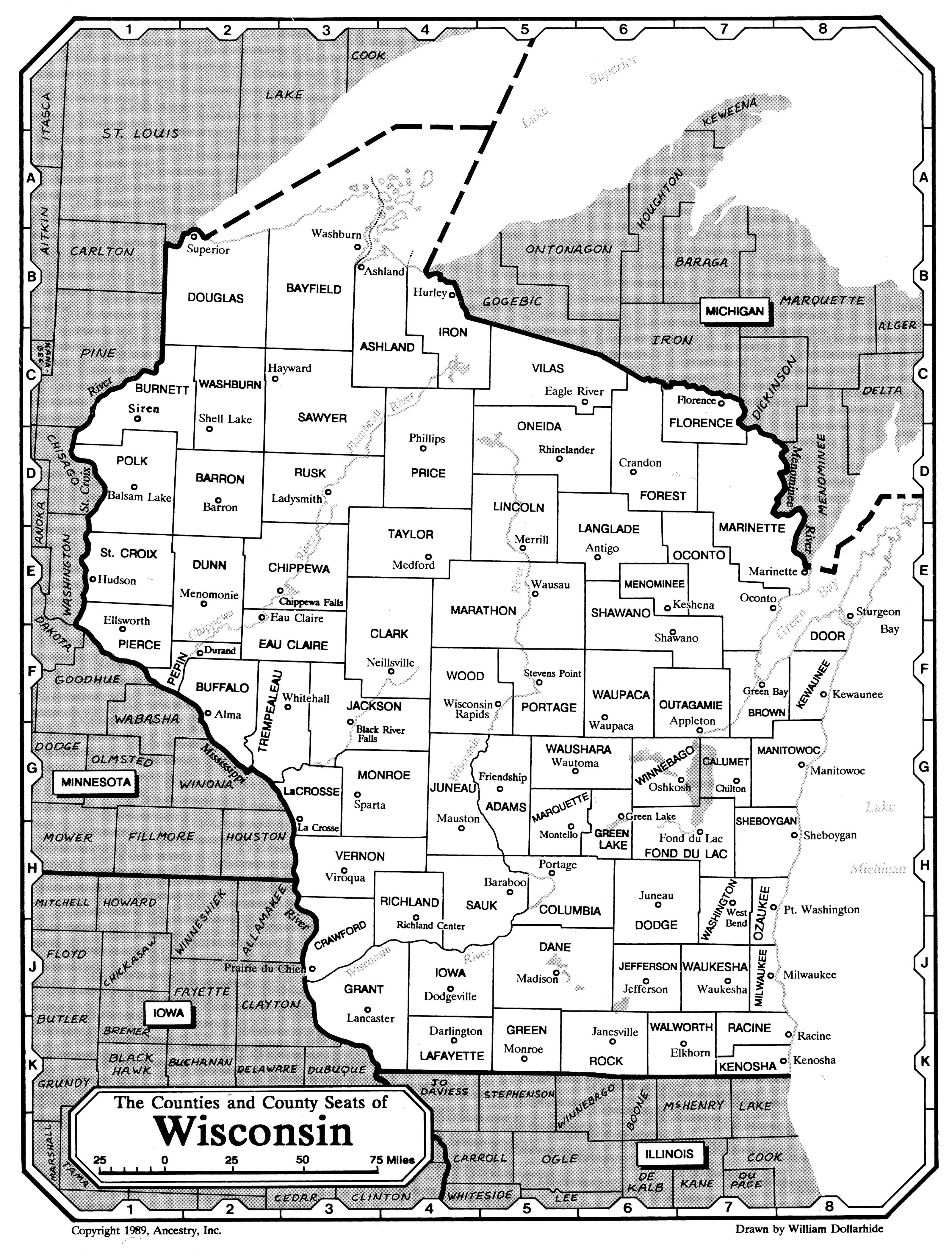 Wisconsin Map