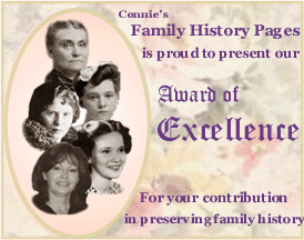 Connie's Family History Pages