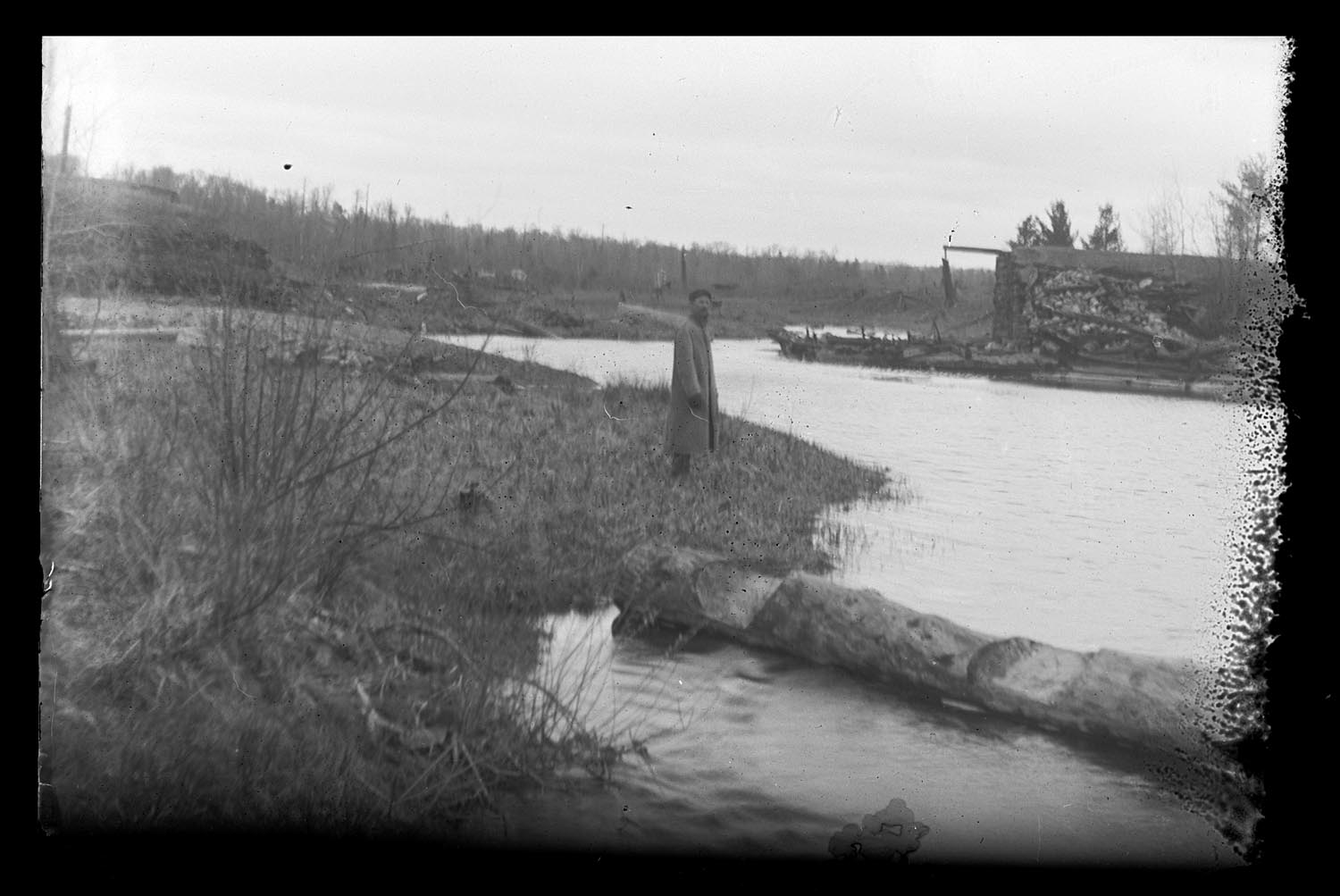 Ruined Dam (Post stand off) Taylor Bros Photo