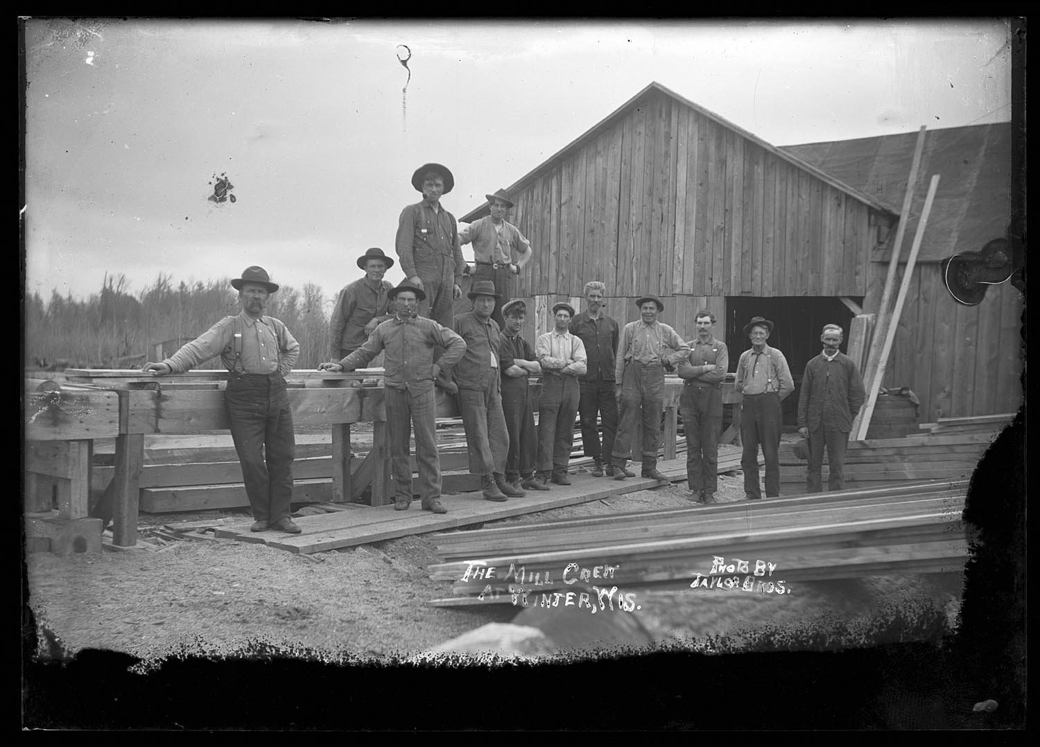 Winter Lumber Mill