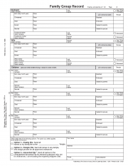 Family Group Charts Blank